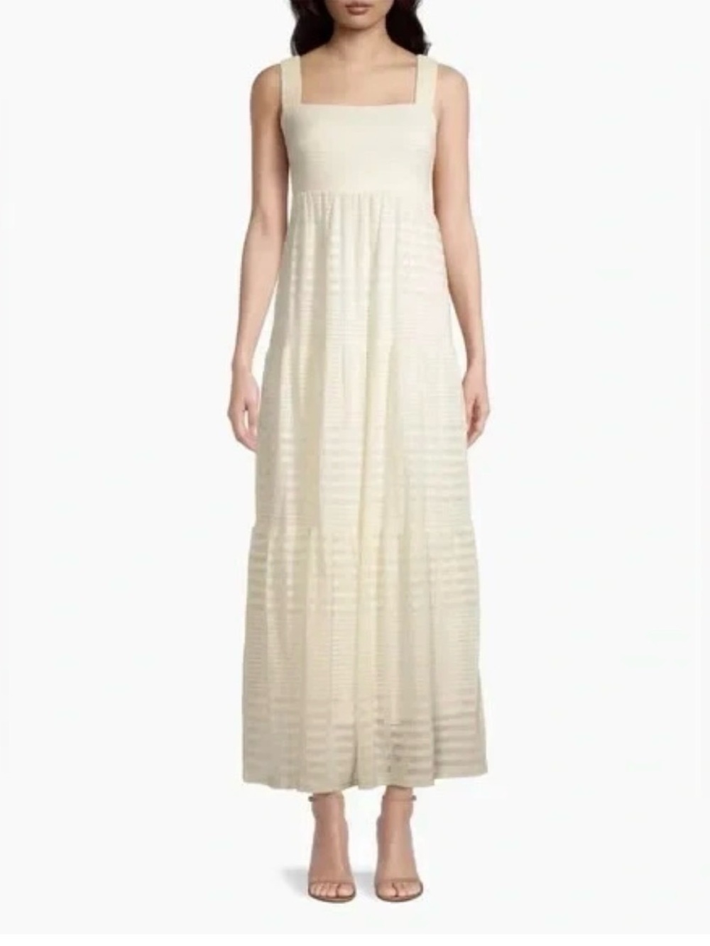 SIGNIFICANT OTHER NWT - Revolve Sleeveless Square-Neck Maxi Dress in Cream